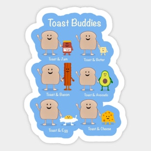 Toast Buddies Sticker